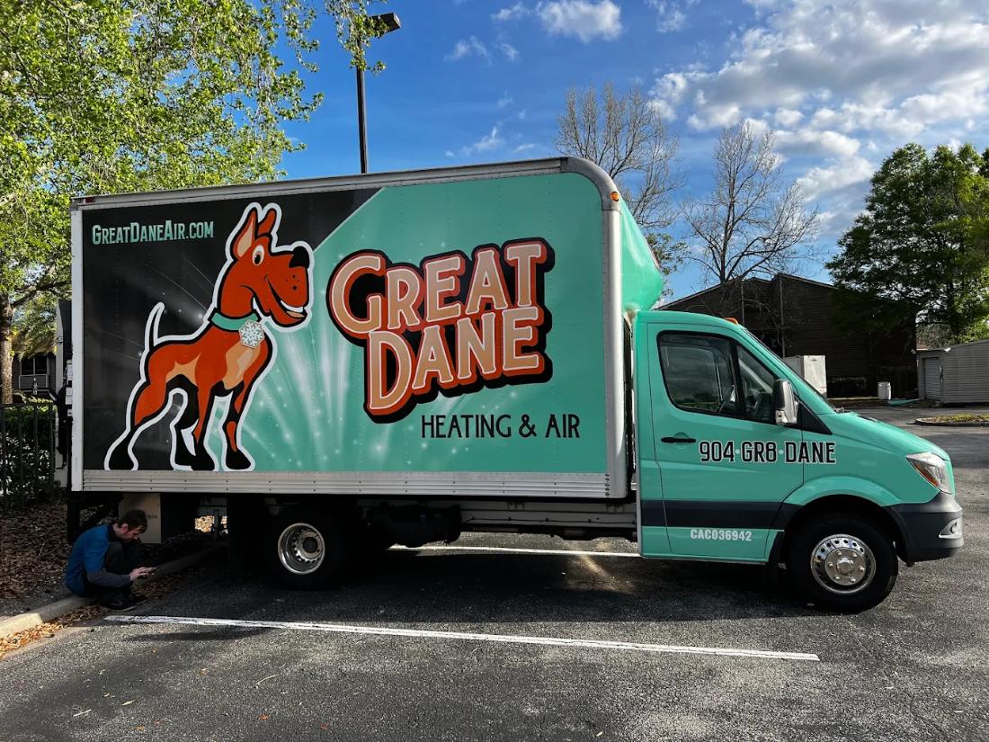 The big teal truck